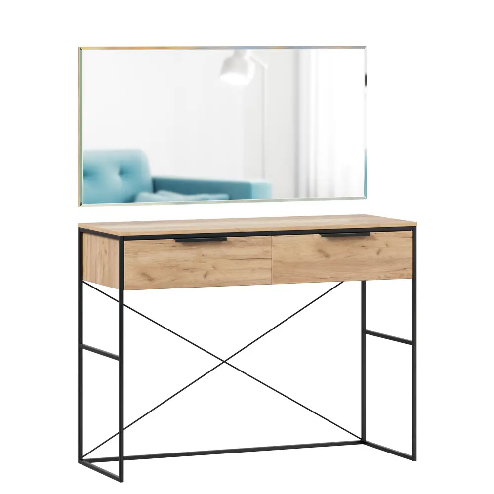 Стол туалетный Норд (Дуб Золотой) ЛД | Интернет магазин Масса Мебель