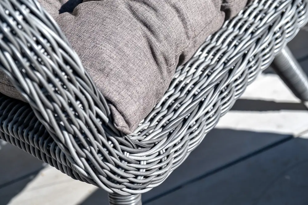 "Толедо" кресло плетеное с подушками, цвет графит (sis) | Интернет магазин Масса Мебель