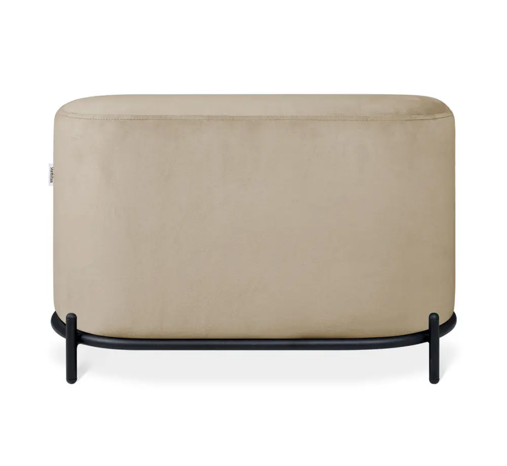 Банкетка SHT-B7 (ванильный крем/черный муар) SHF | Интернет магазин Масса Мебель