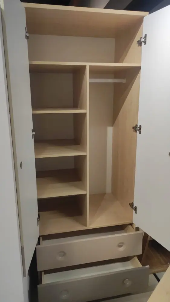 Шкаф двухстворчатый коллекция Робин Wood Лайт (POP) ВЫСТАВОЧНЫЙ ОБРАЗЕЦ 