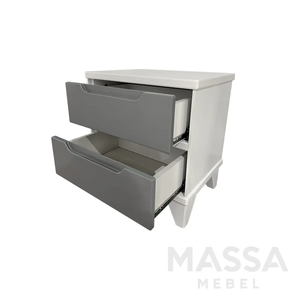 Тумба прикроватная Соня из массива и шпона (3 цветовых решения) BR | Интернет магазин Масса Мебель