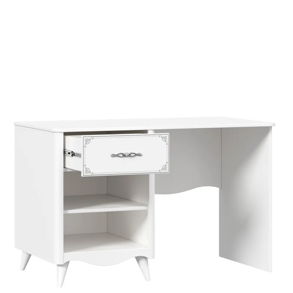 Стол письменный Элис тумба справа/слева (Белый) ЛД | Интернет магазин Масса Мебель