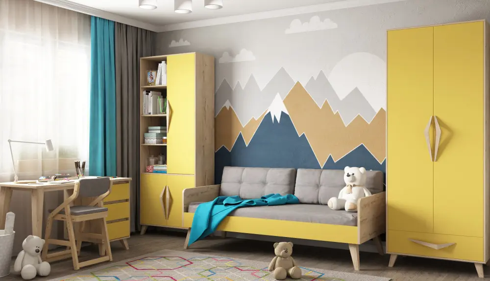 Стеллаж широкий Сан Леон/Белый коллекция 2+2 (POP) | Интернет магазин Масса Мебель