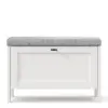 Тумба с пуфом Бланко (Белый) ЛД - интернет магазин Масса Мебель