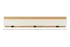 Полка навесная 1400 Бари (Дуб Золотой/Белый) ЛД | Интернет магазин Масса Мебель