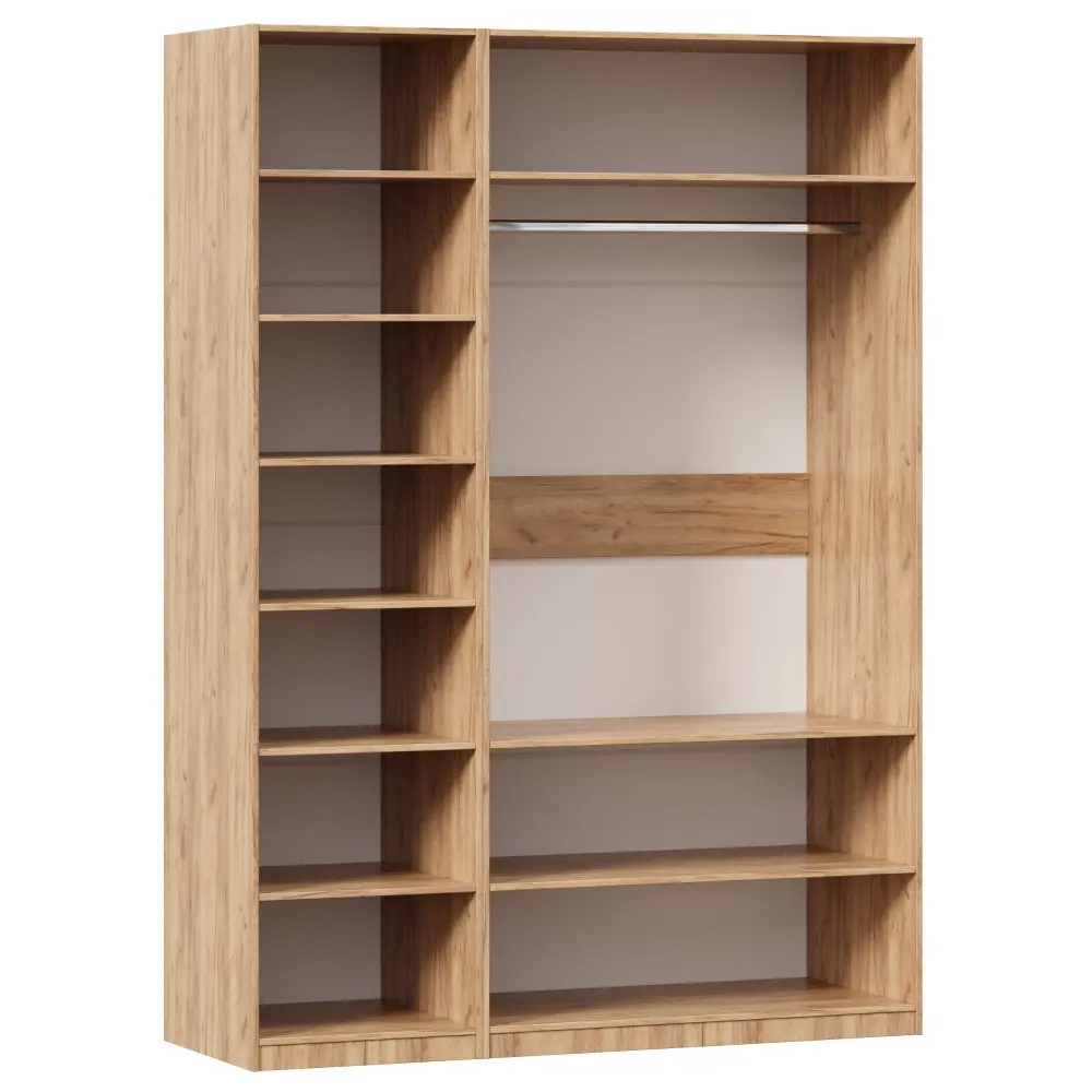 Шкаф трехстворчатый Норд (Дуб Золотой) ЛД - интернет магазин Масса Мебель