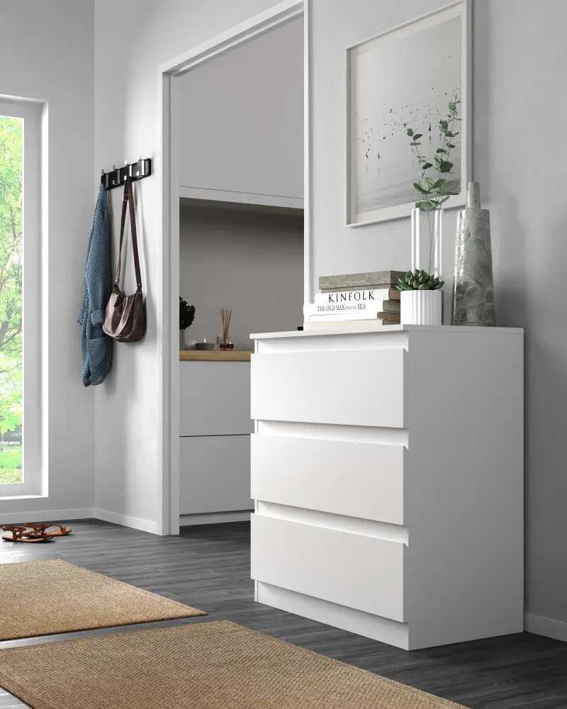 Комод-Т3 STERN белый (NK) | Интернет магазин Масса Мебель