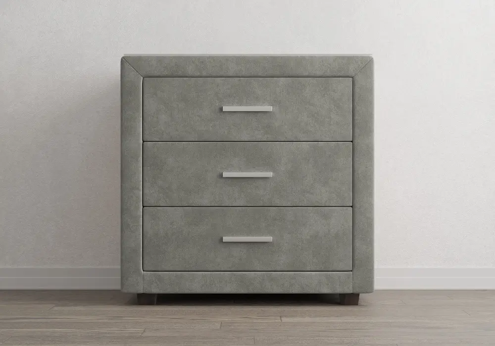 Комод 3 ящика рогожка багама, бежевый (SM) | Интернет магазин Масса Мебель