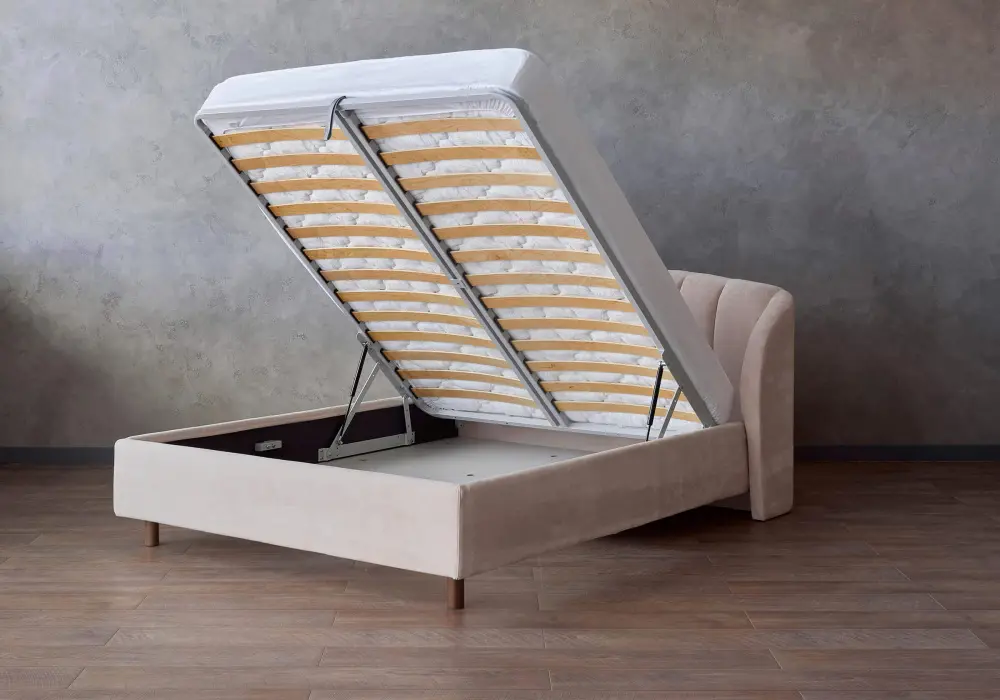 Кровать мягкая двуспальня Valencia 140/160/180/200 микровелюр/велюр (SM) | Интернет магазин Масса Мебель