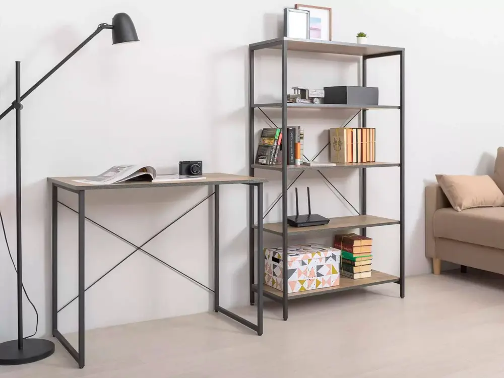 Стеллаж Трувор 13.151.01 N Гранж Песочный (Mob) | Интернет магазин Масса Мебель