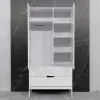 Шкаф распашной Fiora белый (ANT) 