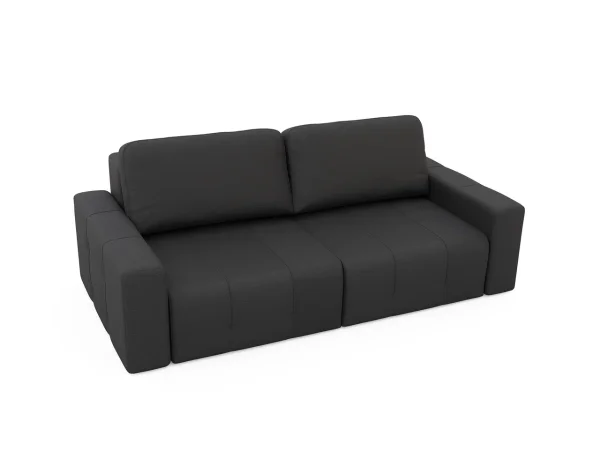 Диван прямой Киото (Черный)