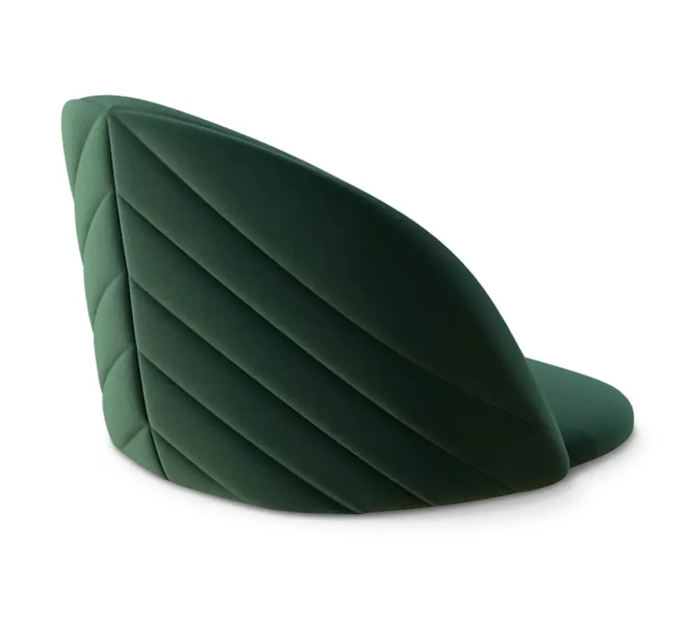 Стул мягкий SHT-ST35-2/S64 лиственно-зеленый / хром лак (SHF) | Интернет магазин Масса Мебель