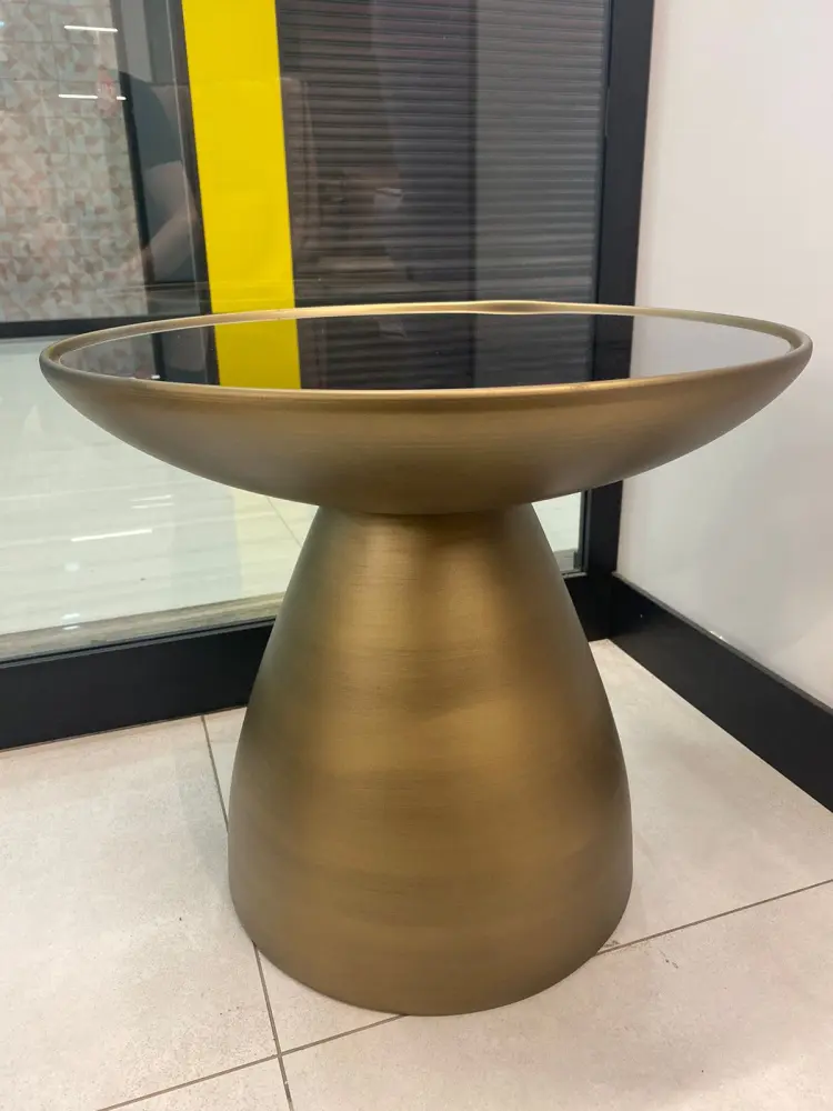 Кофейный столик Larex 639 SET D51 металл, зеркало Турция | Интернет магазин Масса Мебель