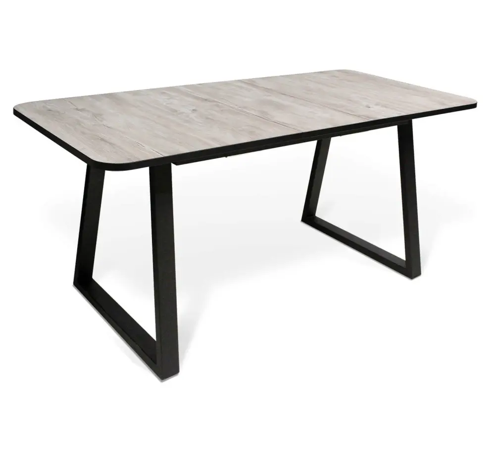 Стол раздвижной SHT-T40/130-160 дуб аляска / черный (SHF) | Интернет магазин Масса Мебель