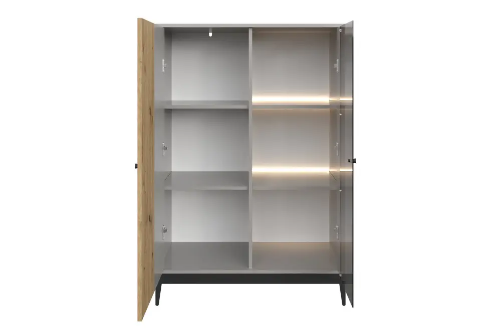 Комод НОРДИК КД-1 Холодный серый/Дуб Артизан (NK) | Интернет магазин Масса Мебель