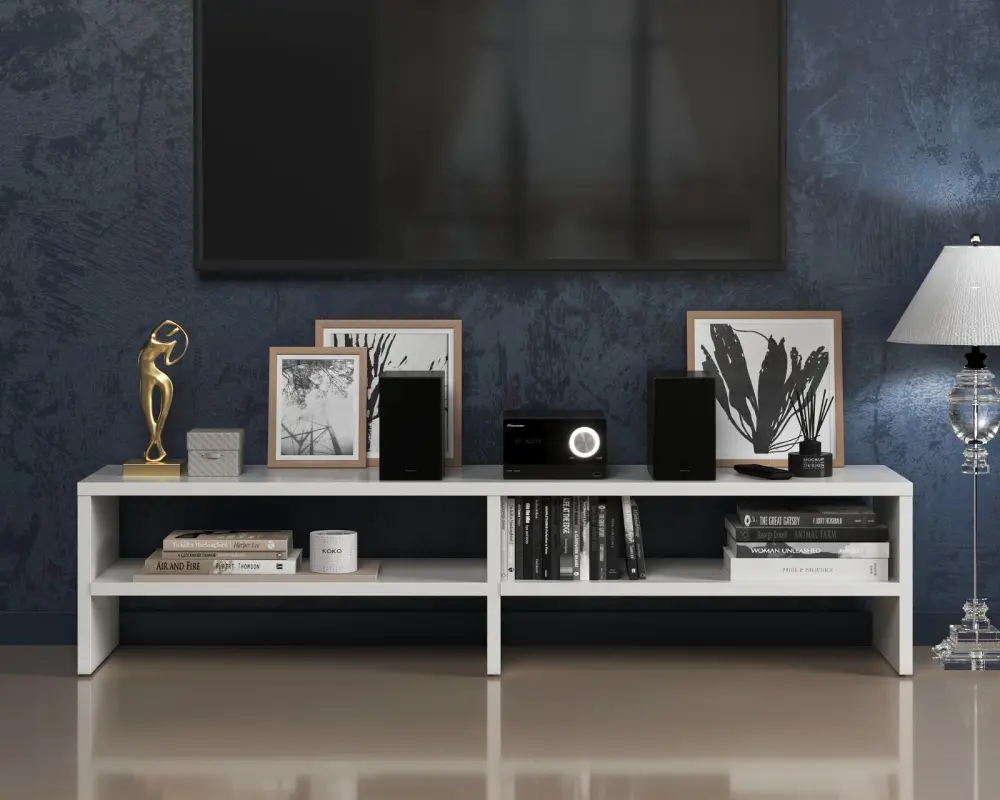 Тумба под телевизор 160 см с двумя полками MASSA | Интернет магазин Масса Мебель