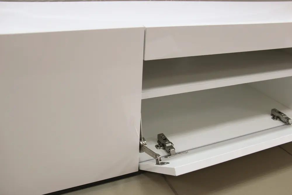 Бруклин Тумба под ТВ 1200 (Белый глянец) | Интернет магазин Масса Мебель