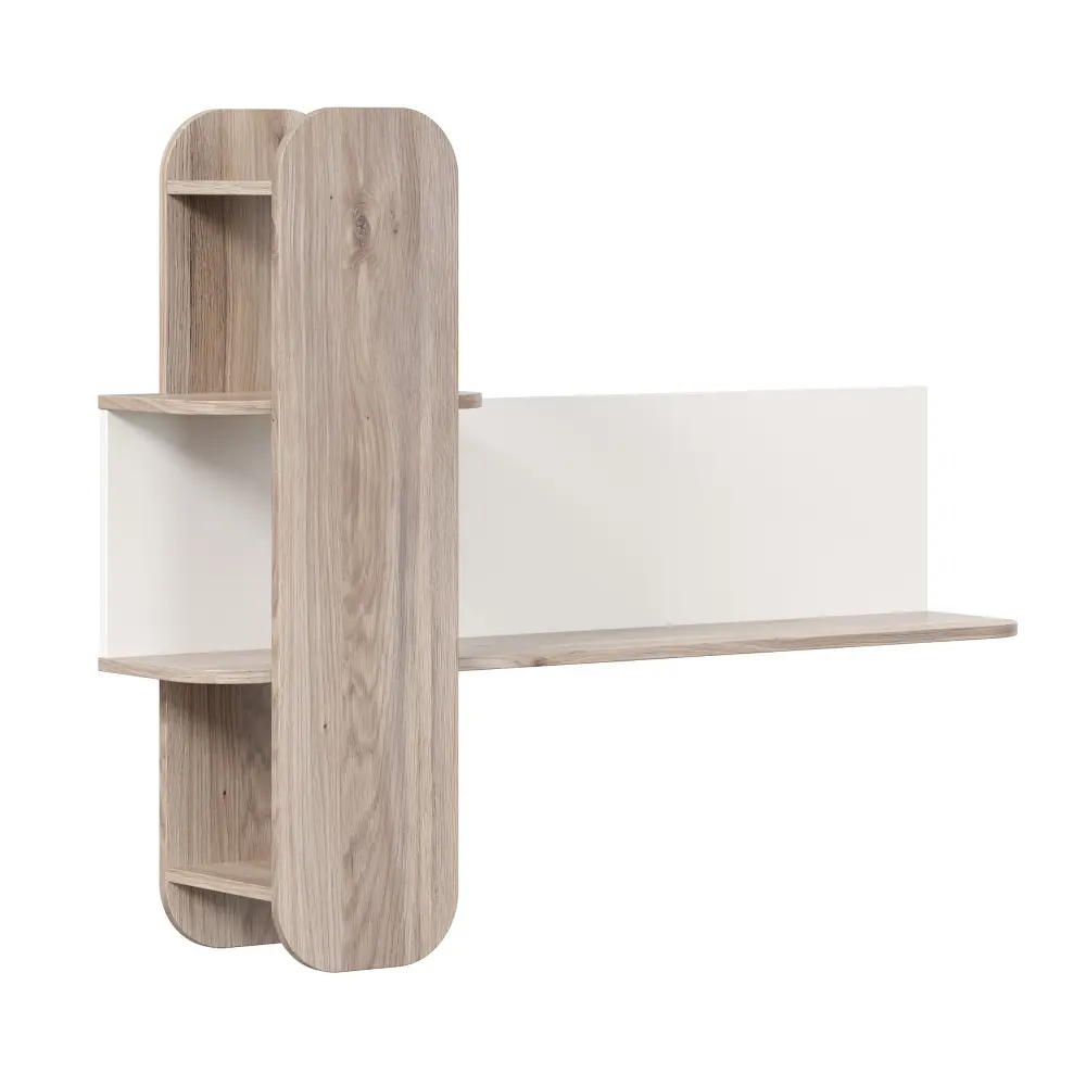 Полка Нео (Дуб Маувелла /Белый) ЛД | Интернет магазин Масса Мебель