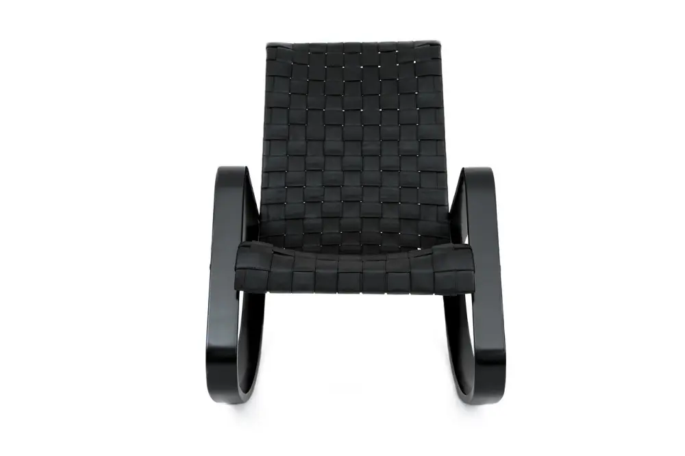 Кресло-качалка Дженни эко-кожа  (GT) Выставочный образец - интернет магазин Масса Мебель