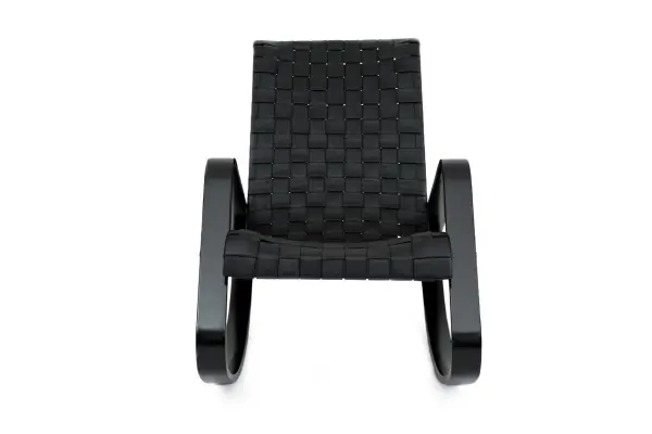 Кресло-качалка Дженни эко-кожа  (GT) Выставочный образец - интернет магазин Масса Мебель