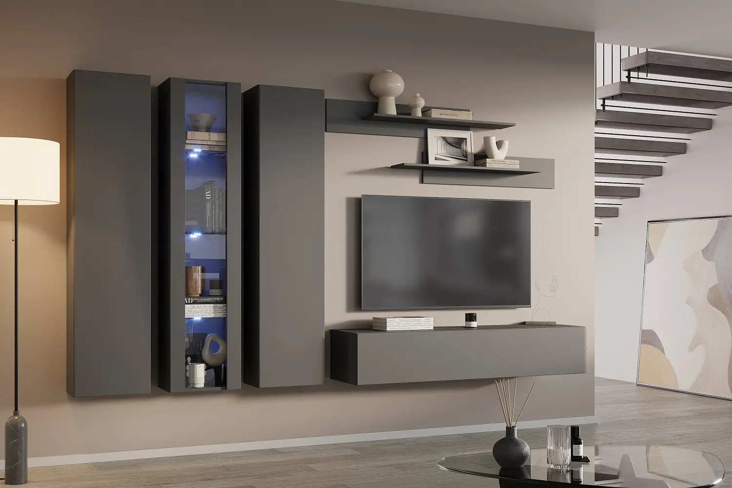 Комплект мебели в гостиную Point К-11 Серый графит (NK)