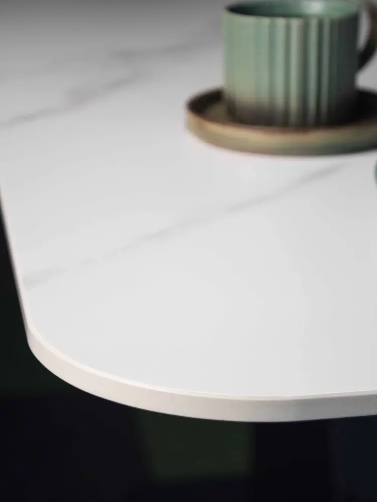 Стол обеденный раскладной SHT-T76 белый мрамор /черный (SHF) | Интернет магазин Масса Мебель