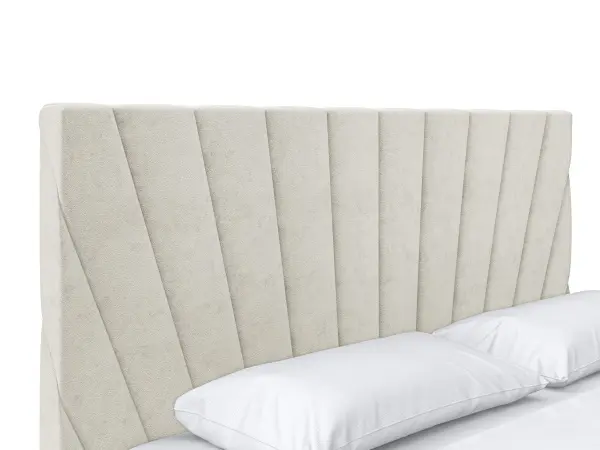 Кровать мягкая двуспальная Роксана 180х200 (MSS) (Бежевый)