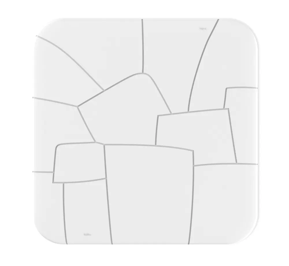 Стол пластиковый квадратный SHT-TU30/TT30 83/83 белый/черный (SHF) | Интернет магазин Масса Мебель