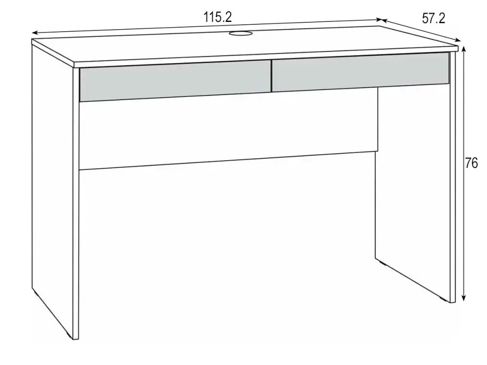 Стол письменный Трувор 12.69  Дуб Гранж Песочн (Mob) | Интернет магазин Масса Мебель
