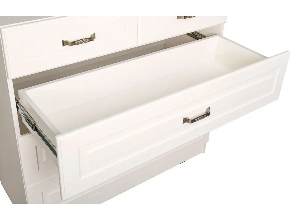 Комод Ливерпуль 10.103.01 белый ясень/ваниль (Mob) | Интернет магазин Масса Мебель