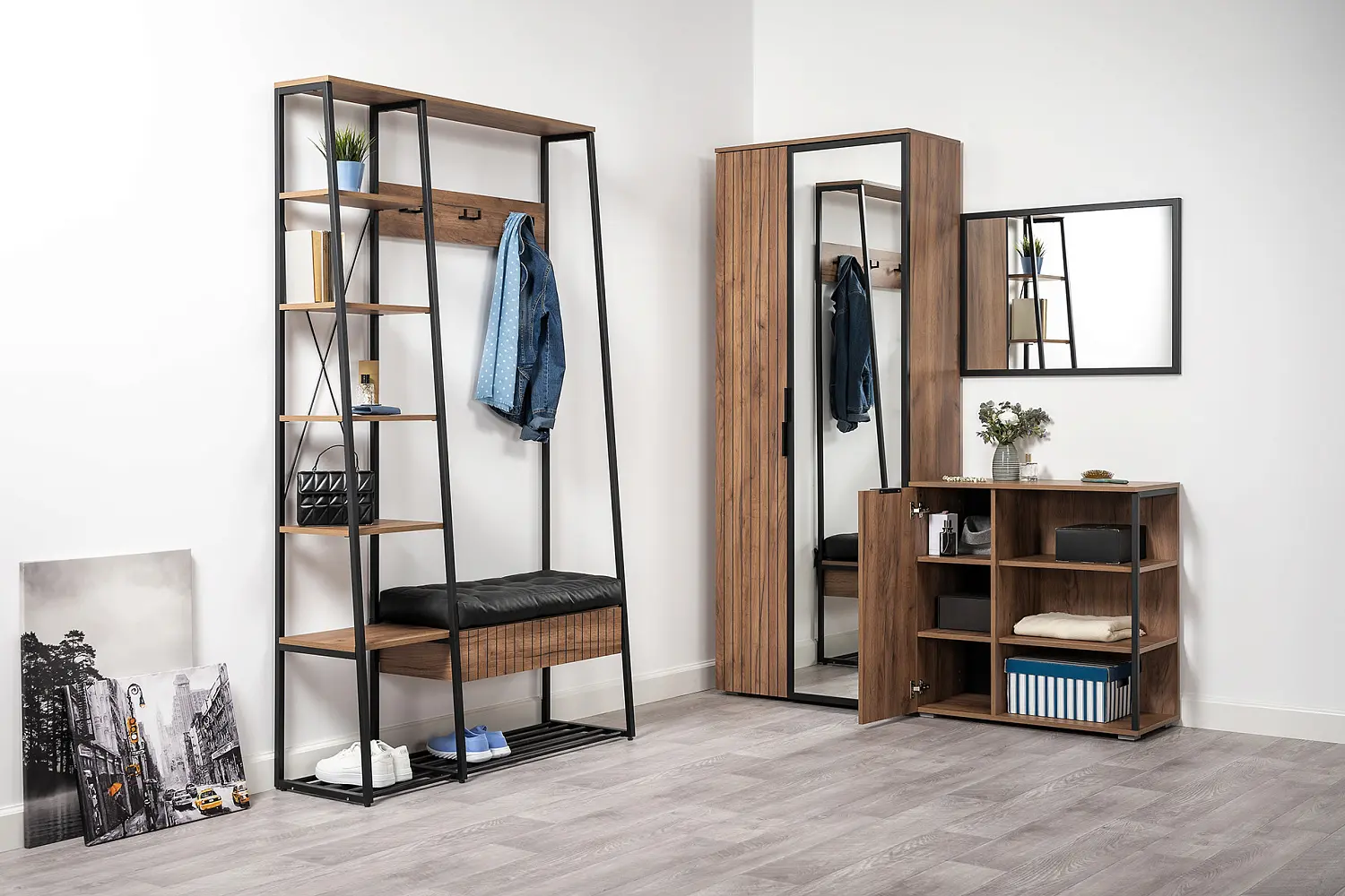 Комплект мебели в прихожую Гранд  Дуб Крафт табачный (Mob)