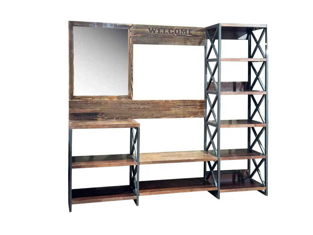 Прихожая Лофт 2 ирокко морение (ARG) | Интернет магазин Масса Мебель