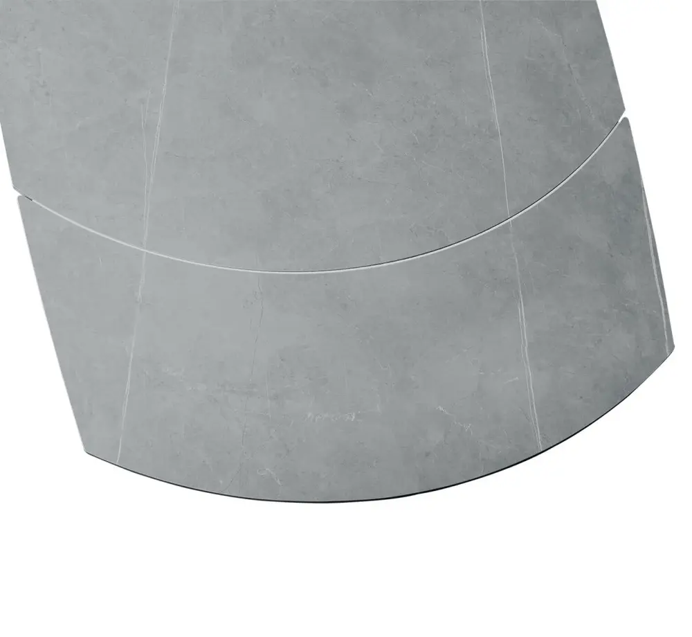 Стол обеденный раскладной SHT-T75 серый светлый /черный (SHF) | Интернет магазин Масса Мебель