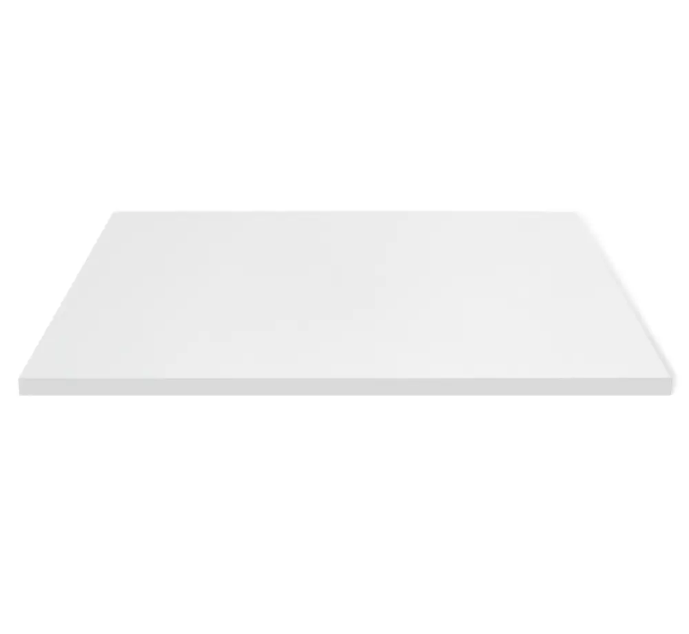 Стол обеденный квадратный SHT-TU14/80/80 ЛДСП белый муар / золото / белый снег(SHF) | Интернет магазин Масса Мебель