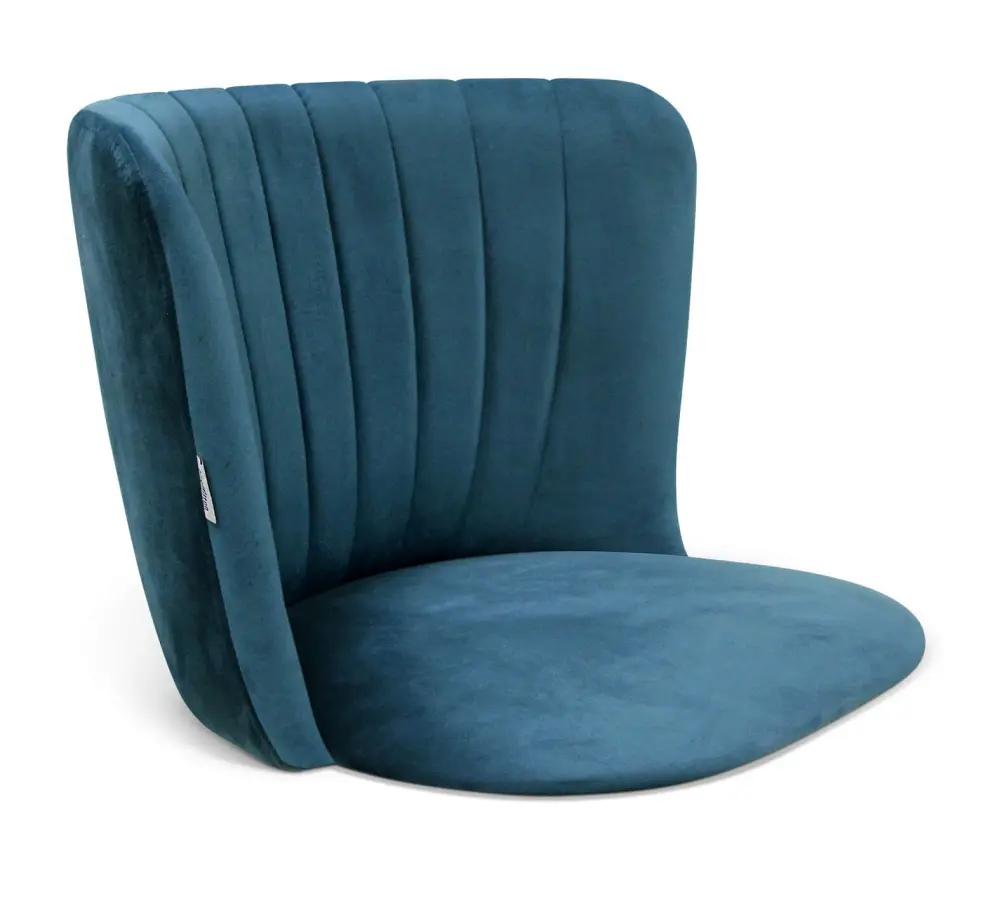 Стул мягкий SHT-ST36-1/S37 тихий океан / золото (SHF) | Интернет магазин Масса Мебель