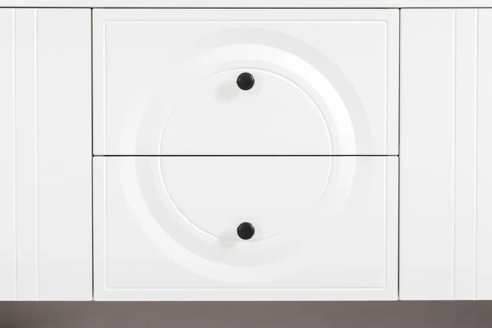 Тумба под ТВ 16.45  Валенсия белый/шагрень (Mob) | Интернет магазин Масса Мебель