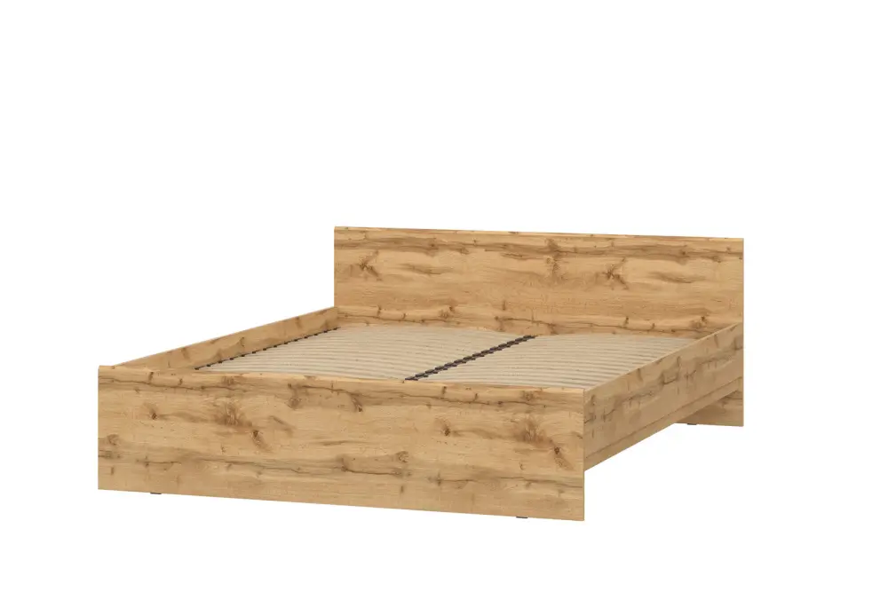 Кровать двухспальная STERN 160х200 дуб вотан (NK) | Интернет магазин Масса Мебель