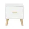 Тумба прикроватная Скандик (Белый) (EL)