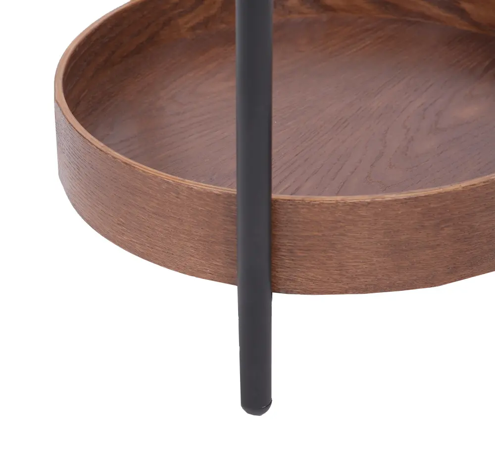 Стол журнальный Тобол-1 шпон, орех американский (GT) 