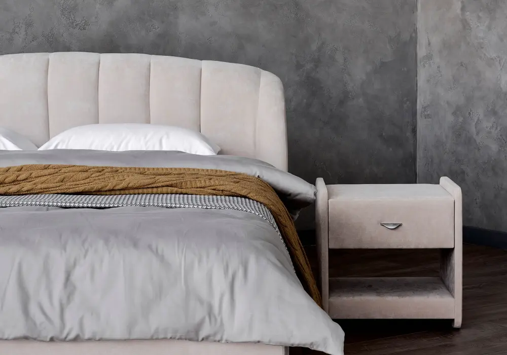 Кровать мягкая двуспальня Valencia 140/160/180/200 микровелюр/велюр (SM) | Интернет магазин Масса Мебель