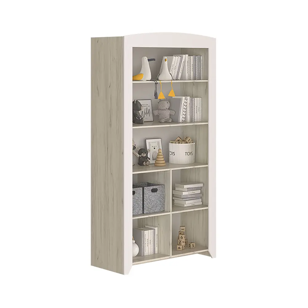 Шкаф открытый Буква (дуб крафт белый/дино) Выставочный образец 