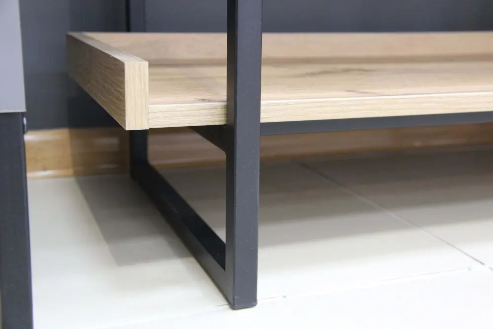 Стеллаж Лофт (Дуб Вотан) ЛД | Интернет магазин Масса Мебель