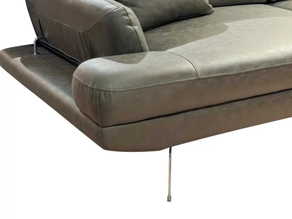 Диван прямой Fly 3 Seather (Турция) (Черный)