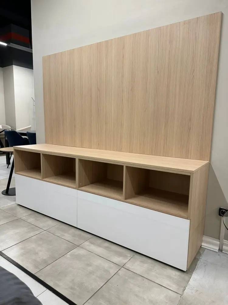 Гостиная MASSA композиция 5 с тумбой ТВ  Выставочный образец - интернет магазин Масса Мебель