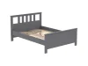 Кровать двуспальная Сага 140х200 серая (GL) | Интернет магазин Масса Мебель