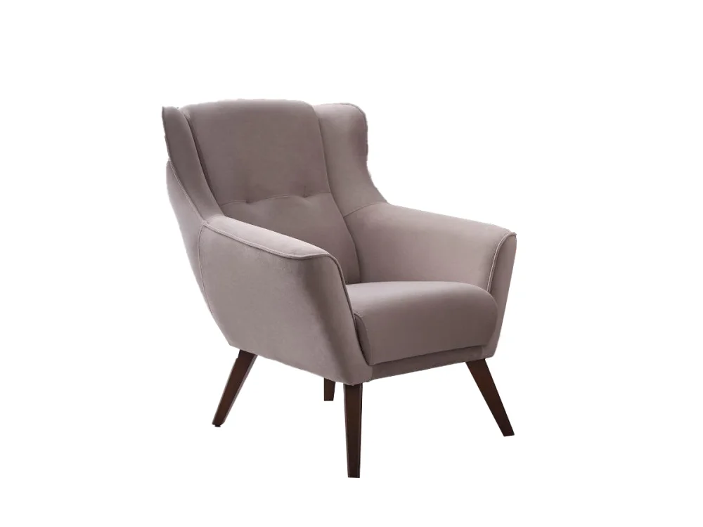 Кресло Bella Bergere Beige 020, белый велюр (Турция)