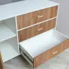 Комод Скандик 120 (Белый/Бежевый)