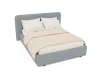 Кровать мягкая двуспальная Нейрис 160х200 (Светло-серый)