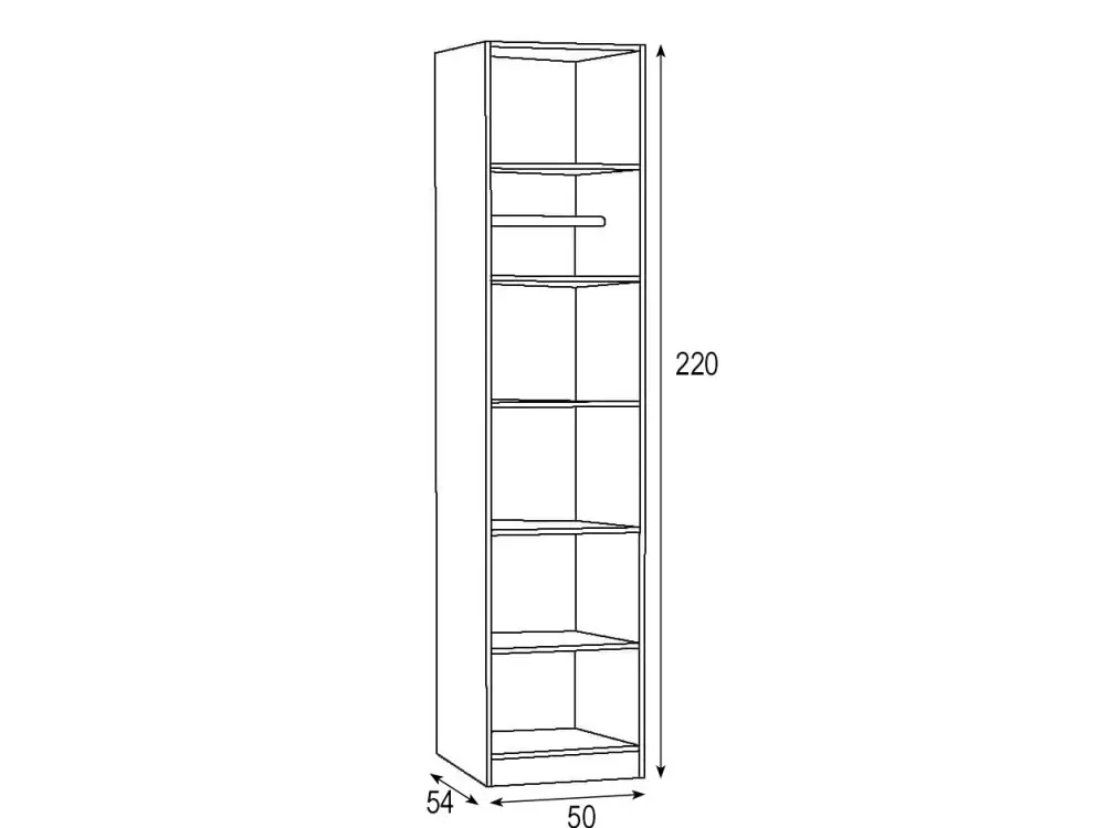 Шкаф-пенал 13.27.01 Ливерпуль белый ясень ваниль (Mob) | Интернет магазин Масса Мебель